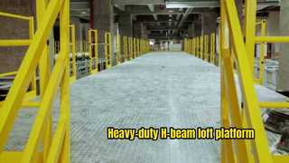 سکوی زیر شیروانی H-Beam سنگین
