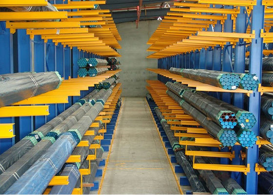 کیفیت  Heavy Duty Industrial Cantilever Pallet Racking For / Timber /  Lumber / Long Pipes کارخانه