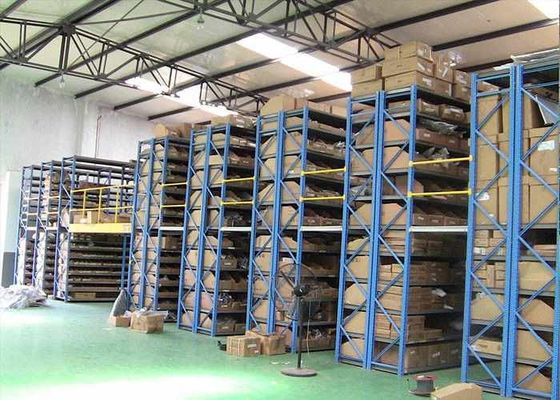 کیفیت  Rack Supported Mezzanine Industrial Steel Storage Racks Cold Rolled With Racking Frames کارخانه