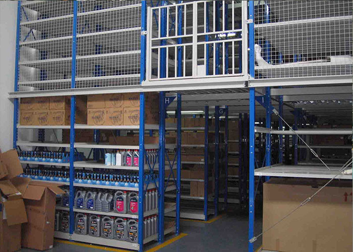 قفسه پشتیبان میزانین صنعتی فولاد قفسه های ذخیره سازی سرد با قاب قفسه