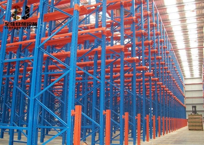 اندازه مشتری پوشش قدرت 2000-6500 میلی متر ارتفاع قفسه پالت قفسه گرانش