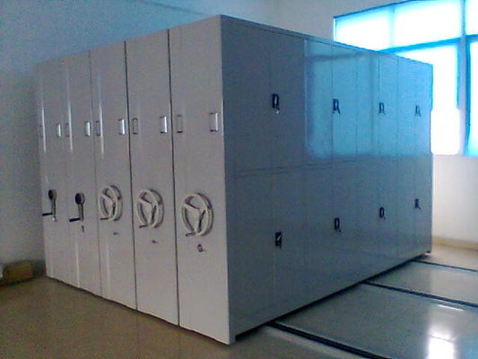 کتابخانه کابینت های ذخیره سازی فولادی با چگالی بالا، سیستم های قفسه های ذخیره سازی موبایل OEM
