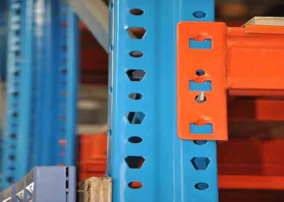 Q235B قفسه های انبار سنگین فولاد با تخته پلائیوود