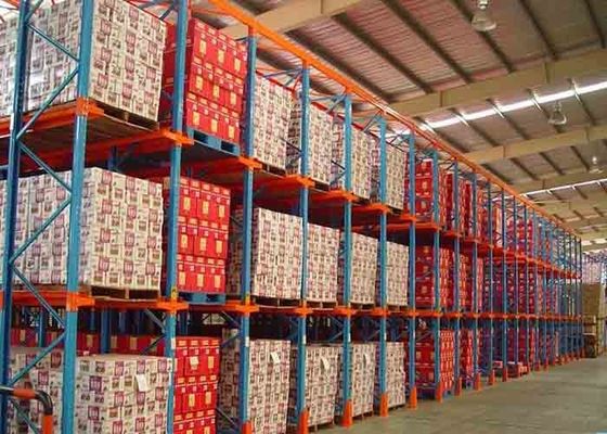 فولاد Q235 درایو در قفسه های پالت قفسه های صنعتی سفارشی