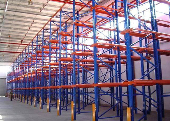 فولاد Q235 درایو در قفسه های پالت قفسه های صنعتی سفارشی