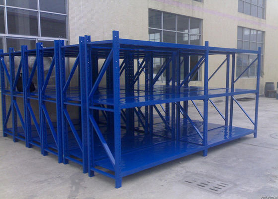 سیستم ذخیره سازی سبک صنعتی پوشش پودری 100kg-120kg/layer
