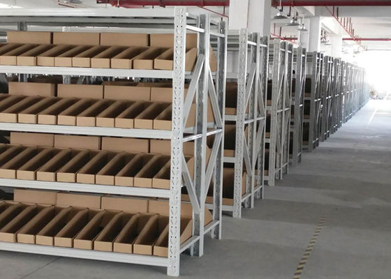 قفسه های ذخیره سازی فولادی صنعتی چند سطحی ODM / OEM رف پالت پشتیبانی شده از میزانین