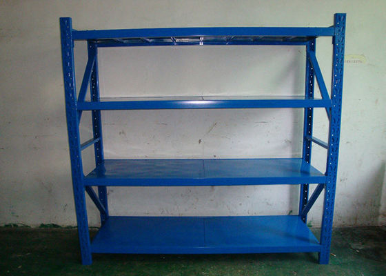 قفسه ذخیره سازی سبک 100kg-120kg/layer قفسه زاویه ای صنعتی