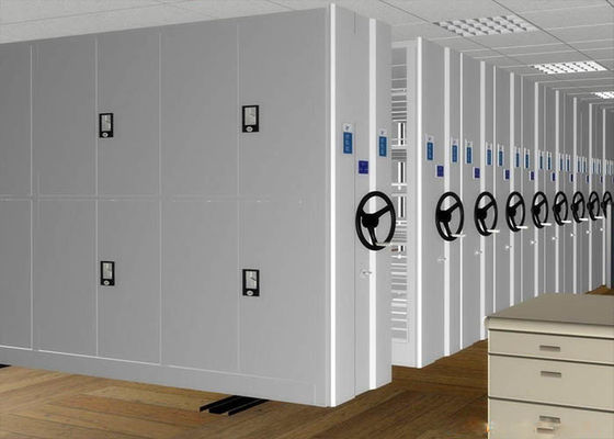 کتابخانه کابینت های ذخیره سازی فولادی با چگالی بالا، سیستم های قفسه های ذخیره سازی موبایل OEM