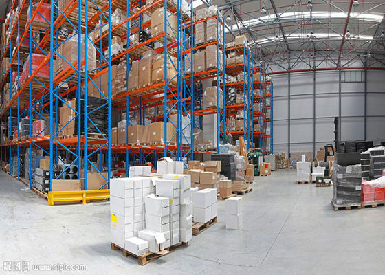 قفسه های ذخیره سازی فولاد صنعتی تنظیم پذیر 1000kg/pallet Double Deep Pallet Rack