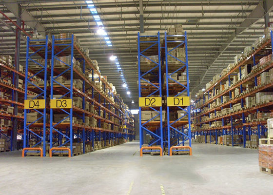 قفسه های ذخیره سازی فولاد صنعتی تنظیم پذیر 1000kg/pallet Double Deep Pallet Rack