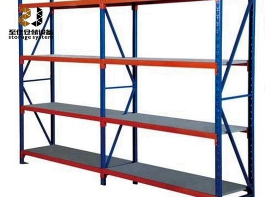 100kg-200kg / لایه سبک وظیفه فلزی قفسه آسان نصب فلزی انبار قفسه