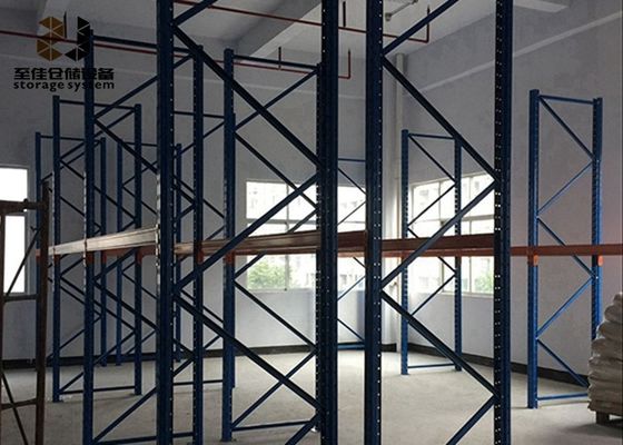 دو بار عمیق انتخاب Racking قدرت پوشش سنگین وظیفه فلزی قفسه رف ODM OEM