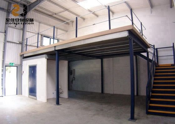 2 طبقه ساختمان کف میزانین فولاد سنگین کار ساختار میزانین فلز