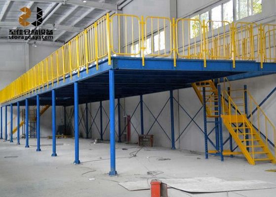 500kg-1500kg/sqm سیستم های کفپوش فلزی میزانین پوستر اپوکسی پوشانده