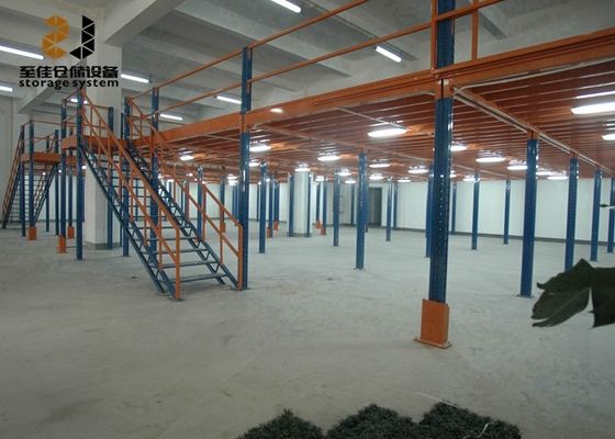 سیستم قفسه ذخیره سازی صنعتی میزانین قفسه پالت کف میزانین