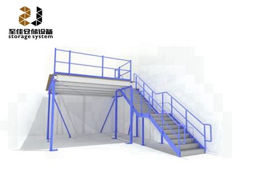 500kg-1500kg/sqm سیستم های متال میزانین ، ذخیره سازی سیستم انبار طبقه میزانین