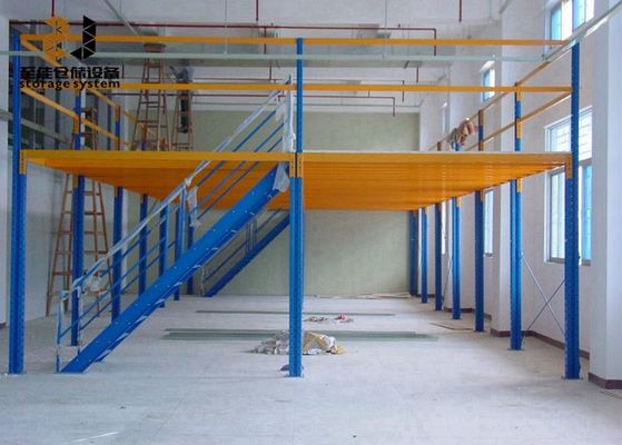 500kg-1500kg/sqm سیستم های متال میزانین ، ذخیره سازی سیستم انبار طبقه میزانین
