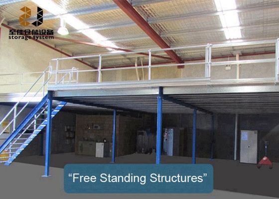 سیستم پلت فرم انعطاف پذیر میزانین با ظرفیت پله 500kg - 4000kg /m2