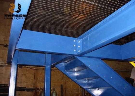 طبقه های صنعتی سفارشی 500kg/sqm-1500kg/sqm ساختارهای دفتر میزانین
