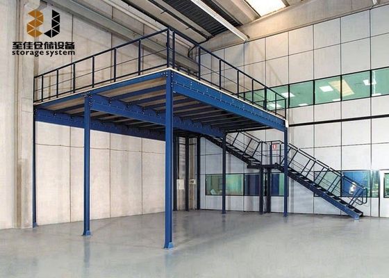 فولاد Q235 کف مزانين صنعتي، پوشش پودري انبار قفسه نيت