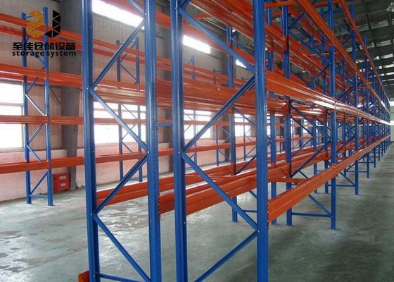 قفسه ذخیره سازی فلزی متوسط 200kg/level-500kg/level سیستم های قفسه سازی پالت صنعتی
