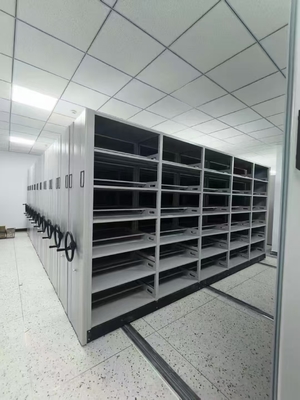 کاسترهای ساکت کابینت های فایل های متحرک سیستم قفسه ای برای سازماندهی اسناد اداری