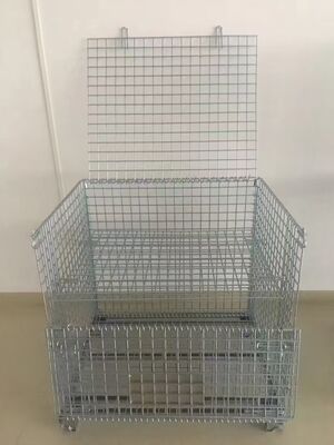 قفس ذخیره سازی تاشو با پوشش شبکه